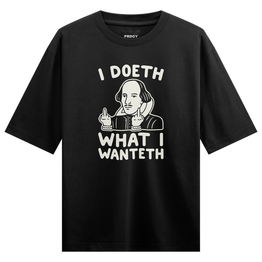 PRDGY Thou Shall Not Feth Oversized T-shirt