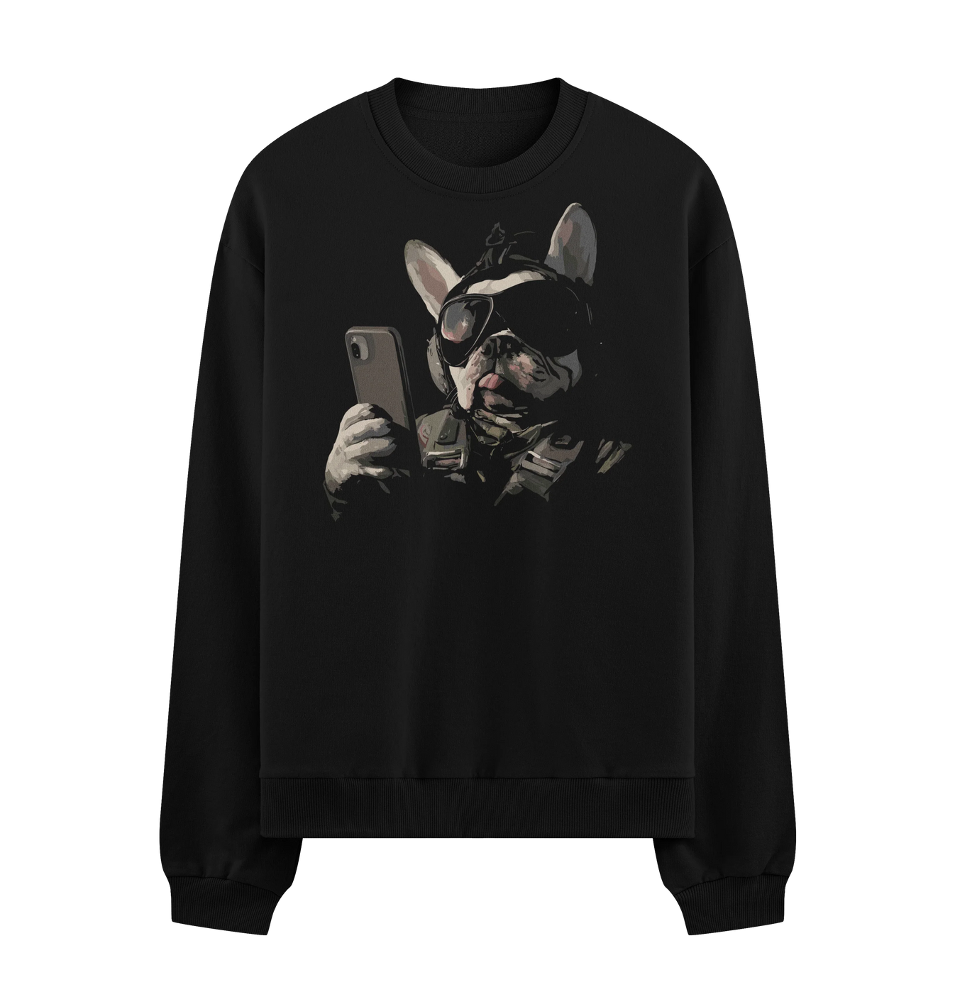 French Bulldog artwork on PRDGY sweatshirt