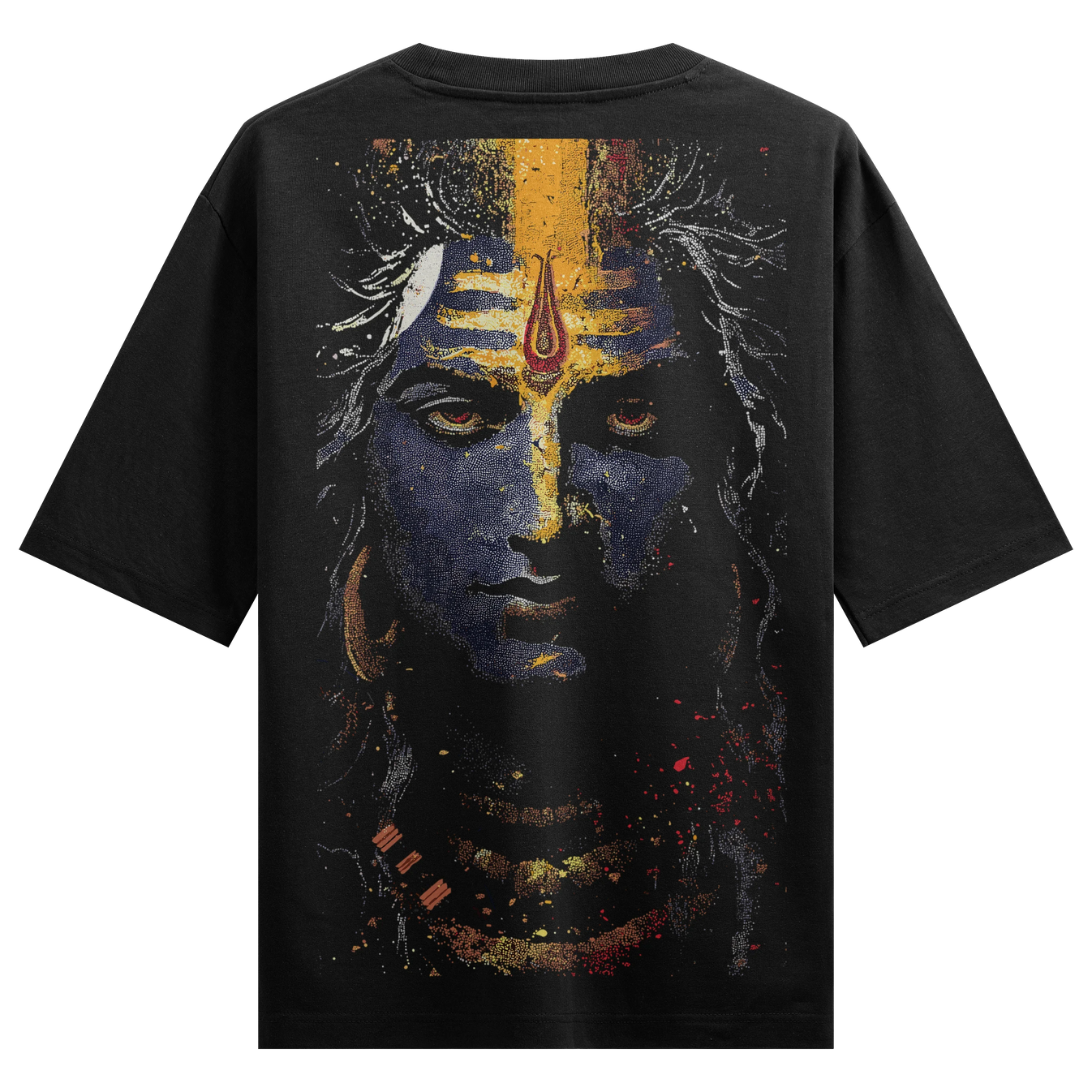 Shiva artwork on PRDGY oversized t-shirt