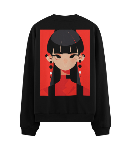 PRDGY Twin Tails Oversized Sweatshirt
