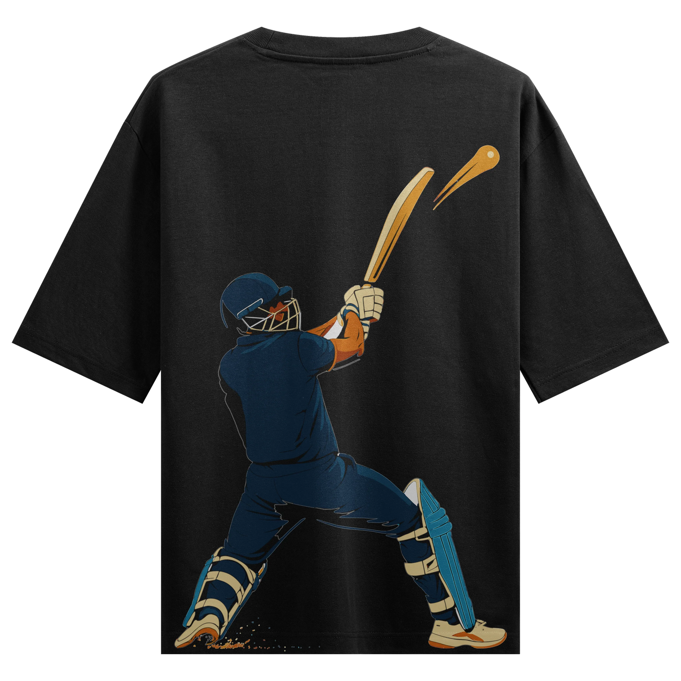Cricket artwork on PRDGY oversized t-shirt