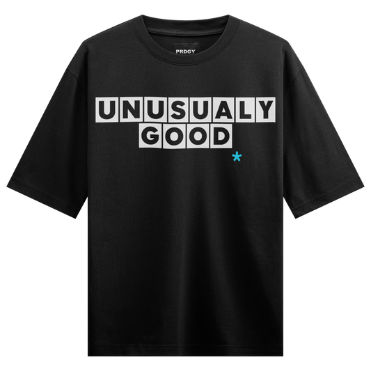 PRDGY Unusualy Bold Front Oversized T-Shirt.