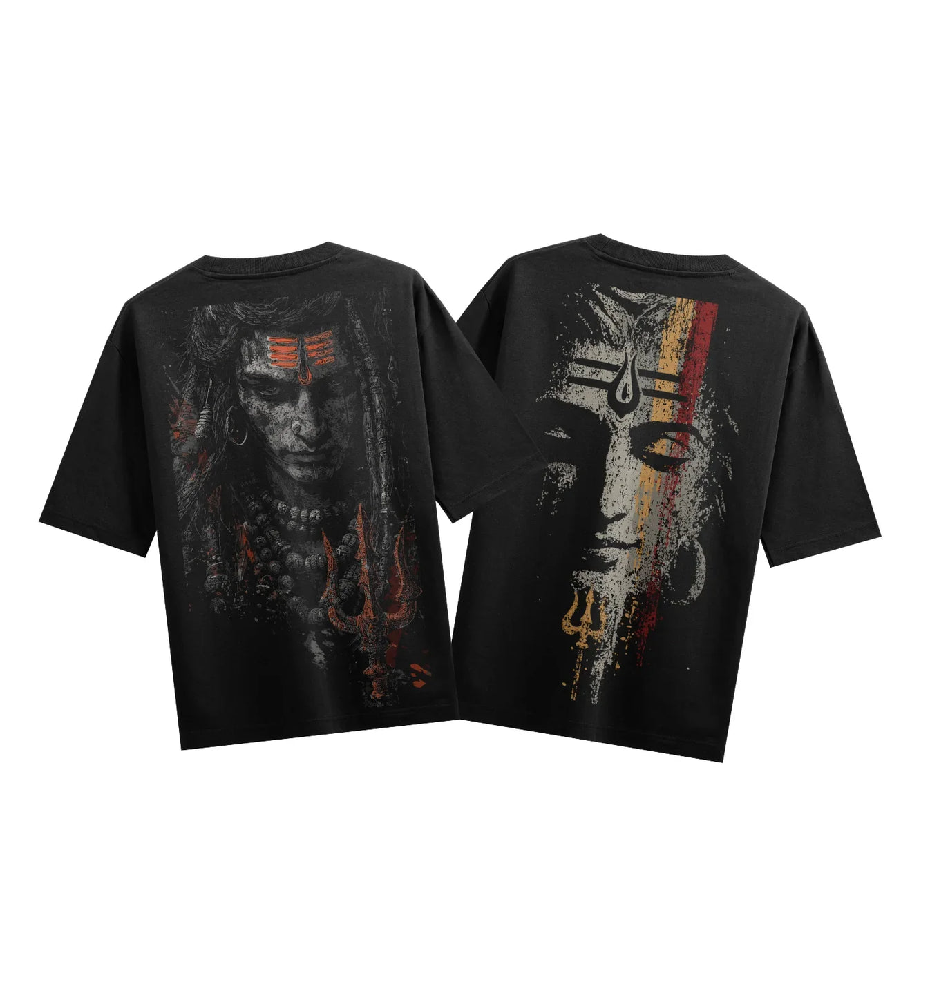 Shiva artwork on PRDGY oversized t-shirt