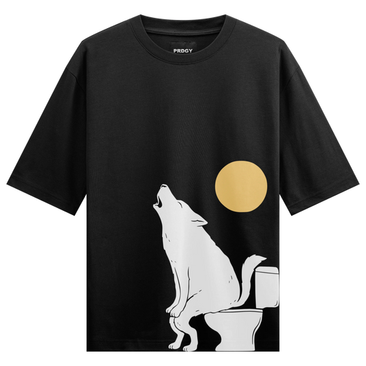 PRDGY Wolf of W.C. Street Oversized T-shirt