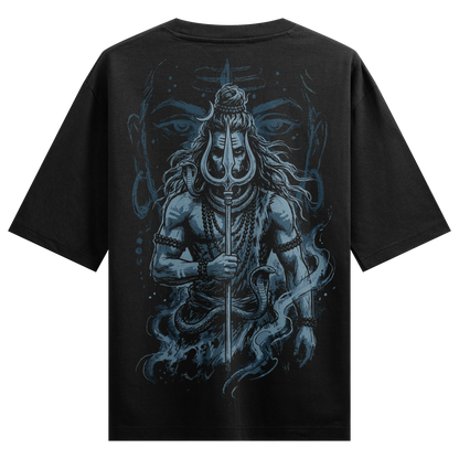Shiva artwork on PRDGY oversized t-shirt