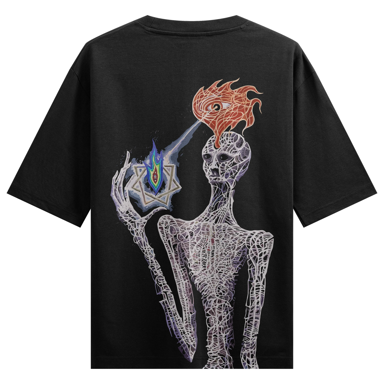 Third Eye artwork on PRDGY oversized t-shirt