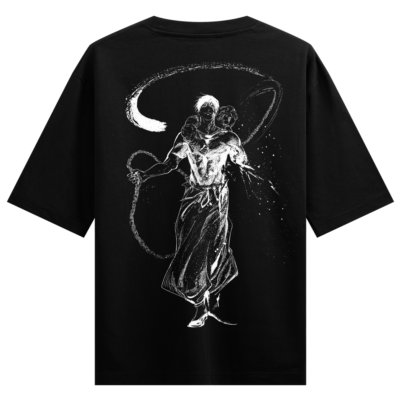 A Warrior T-Shirt by PRDGY — muscular warrior design in dark art style, anime design