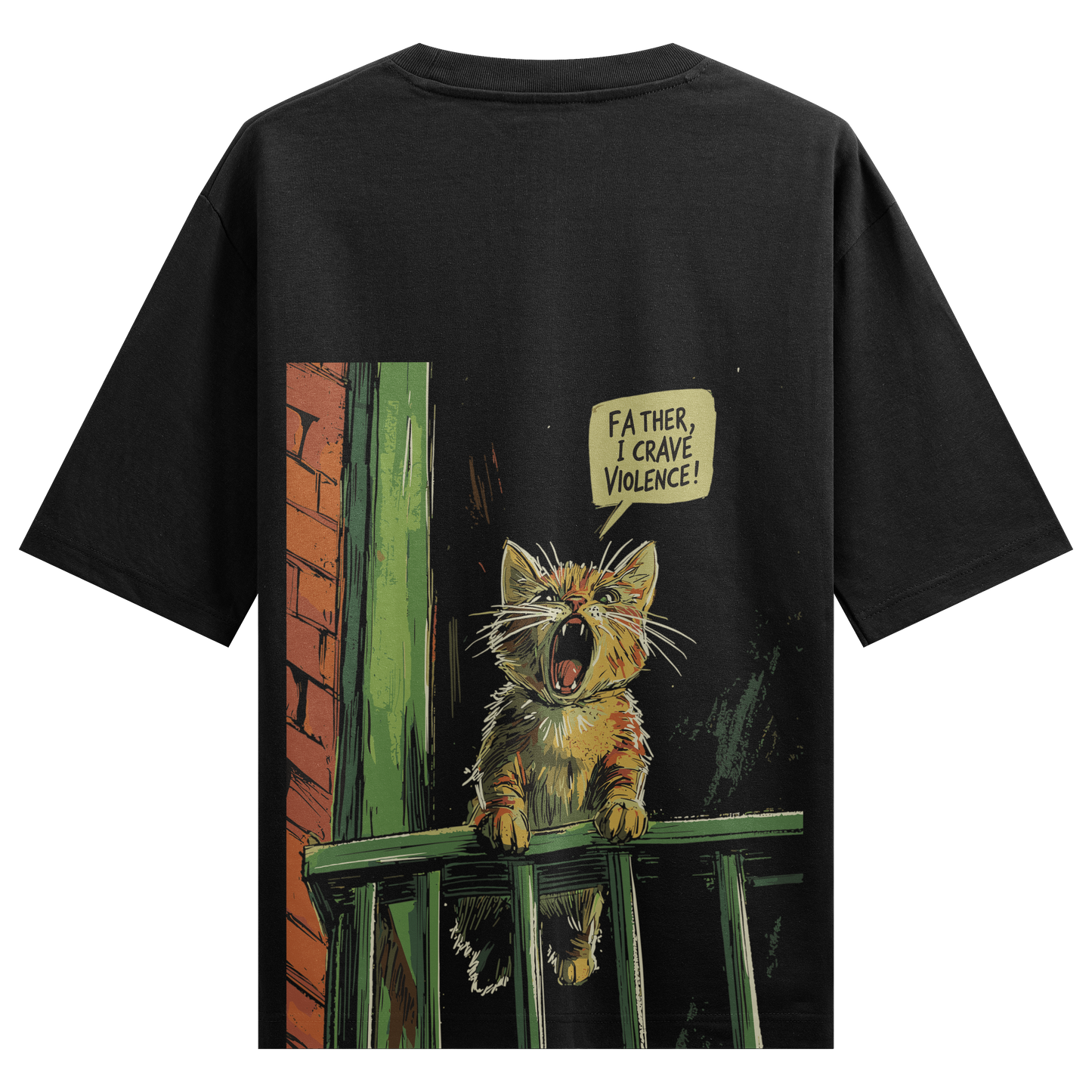PRDGY BLOODLUST BABY Back Oversized T-Shirt