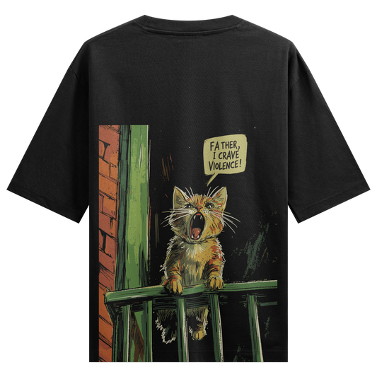 PRDGY BLOODLUST BABY Back Oversized T-Shirt