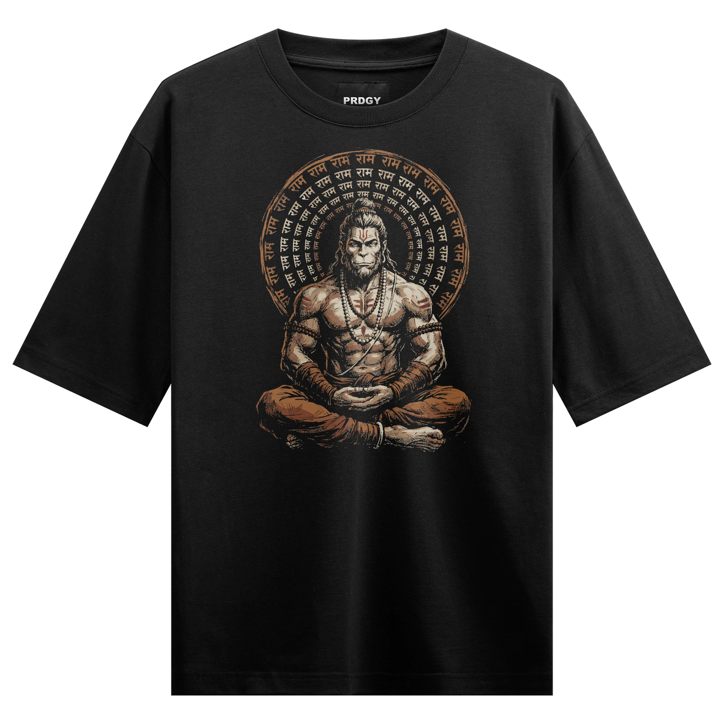 PRDGY Bhakt Shakti Front Oversized Sweatshirt