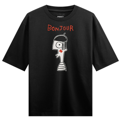 PRDGY Bonjour Bizarre Oversized T-shirt