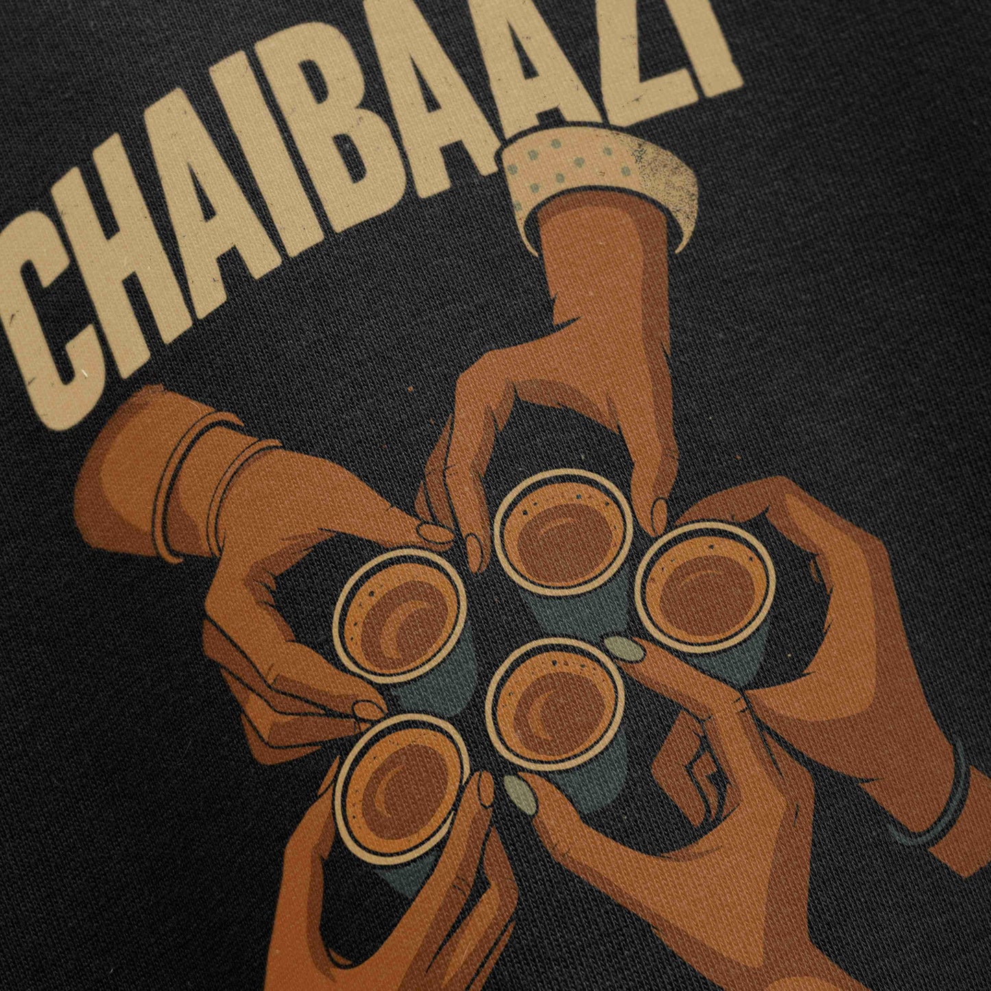 PRDGY CHAI BAAZI Oversized T-Shirt