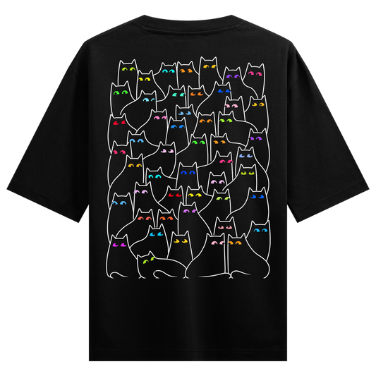 PRDGY Cat Cult Oversized T-Shirt