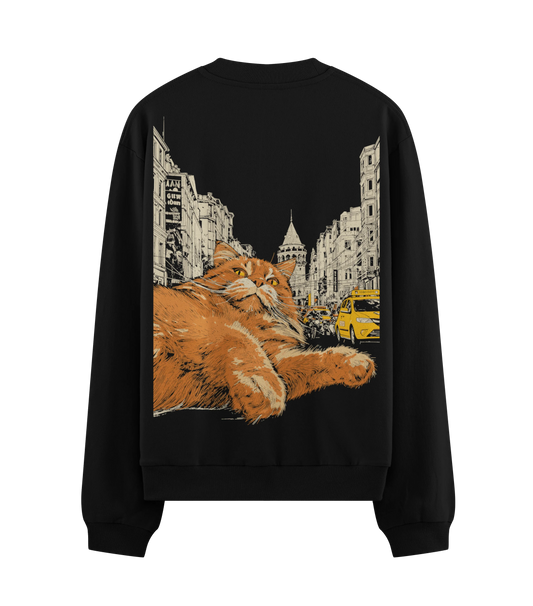 PRDGY City Cat Oversized Sweatshirt
