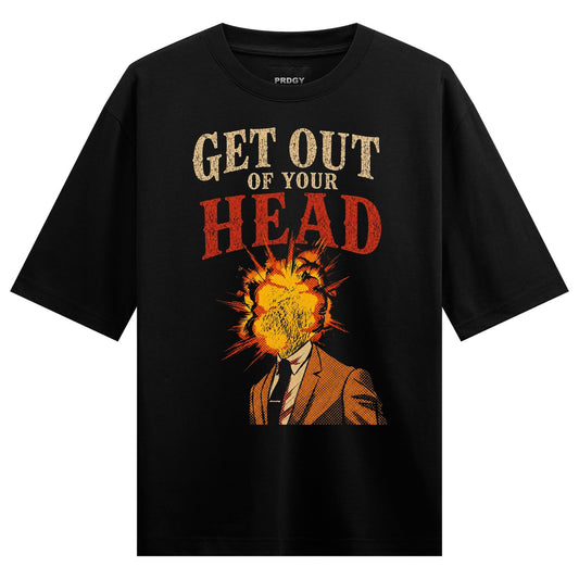 minimalist graphic t shirt artwork on PRDGY oversized t-shirt