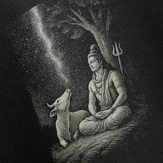 PRDGY Cosmic Yog Oversized T-Shirt