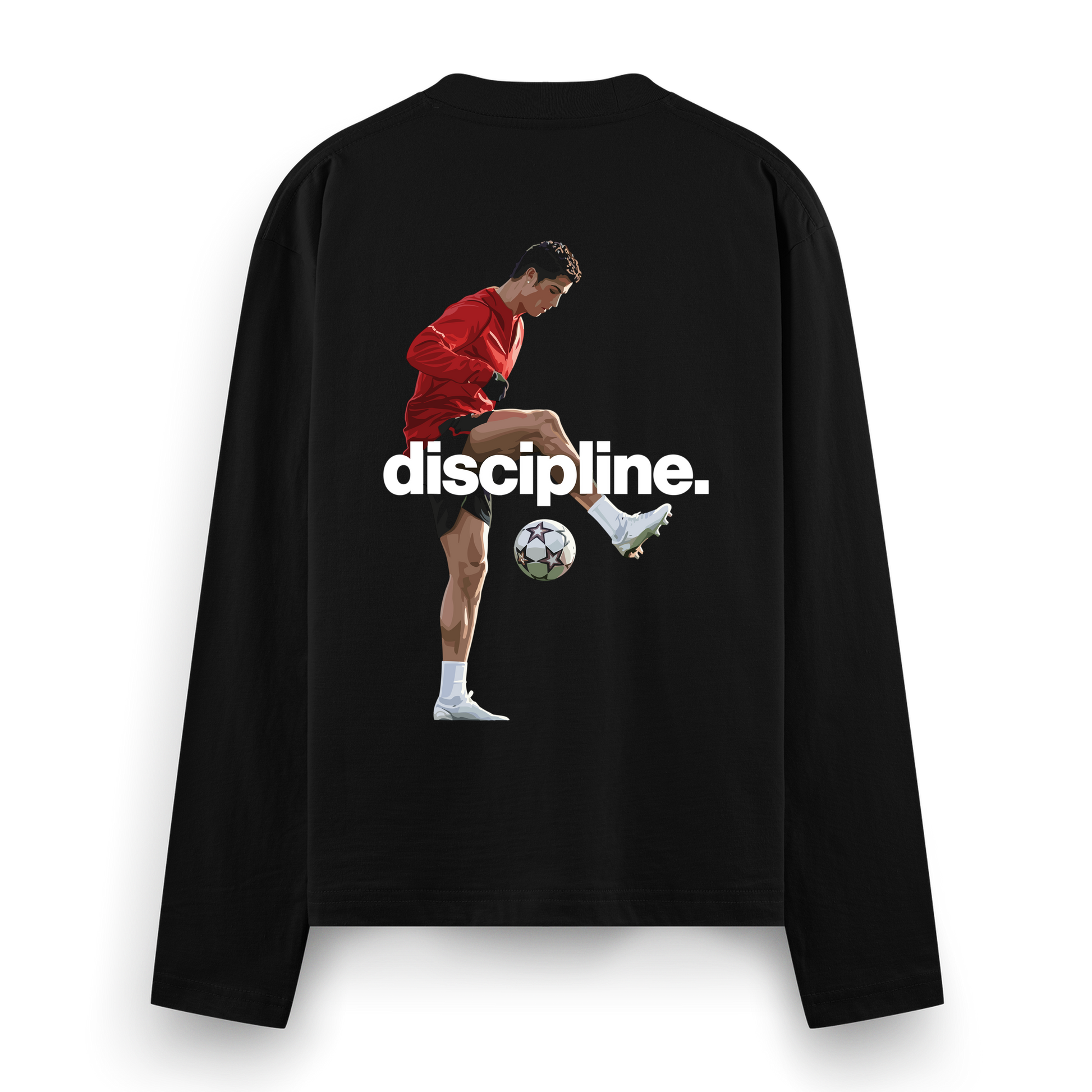 Cr7 Motivation Full Sleeve T-Shirt by PRDGY — bold graphic of a motivational quote, motivational design