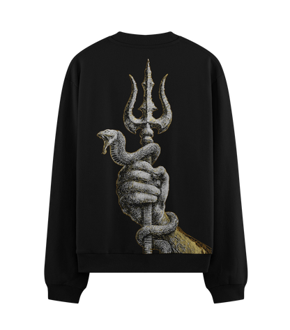 PRDGY Divine Trishul Oversized T-Shirt