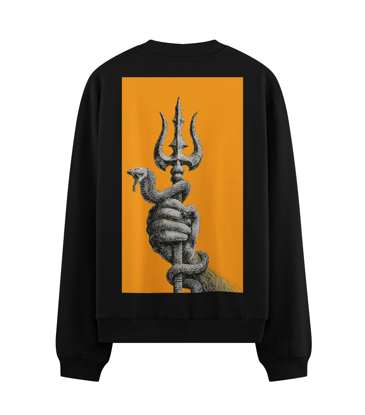 PRDGY Divine Trishul Oversized Hoodie