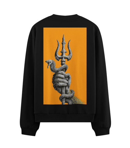 PRDGY Divine Trishul Oversized Hoodie