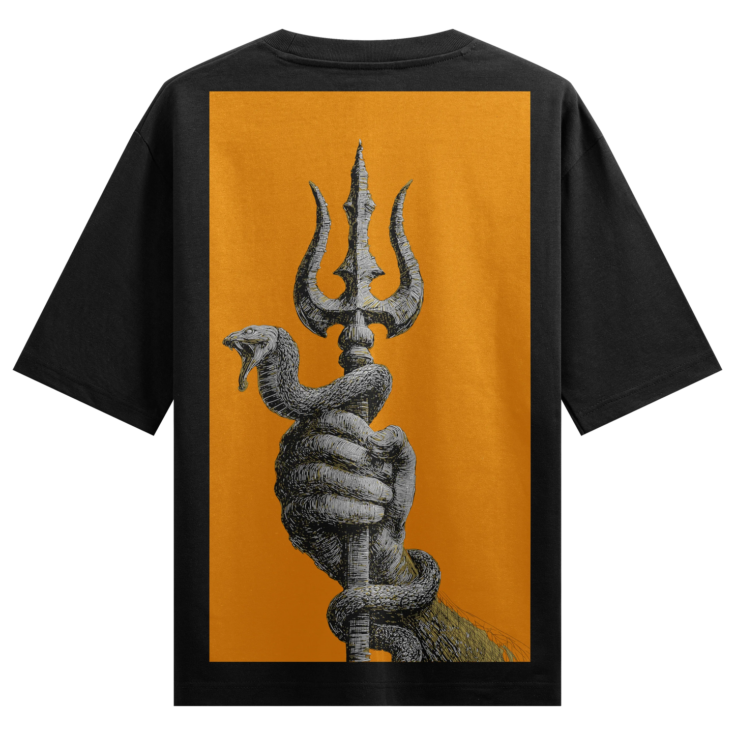 PRDGY Divine Trishul Oversized Hoodie