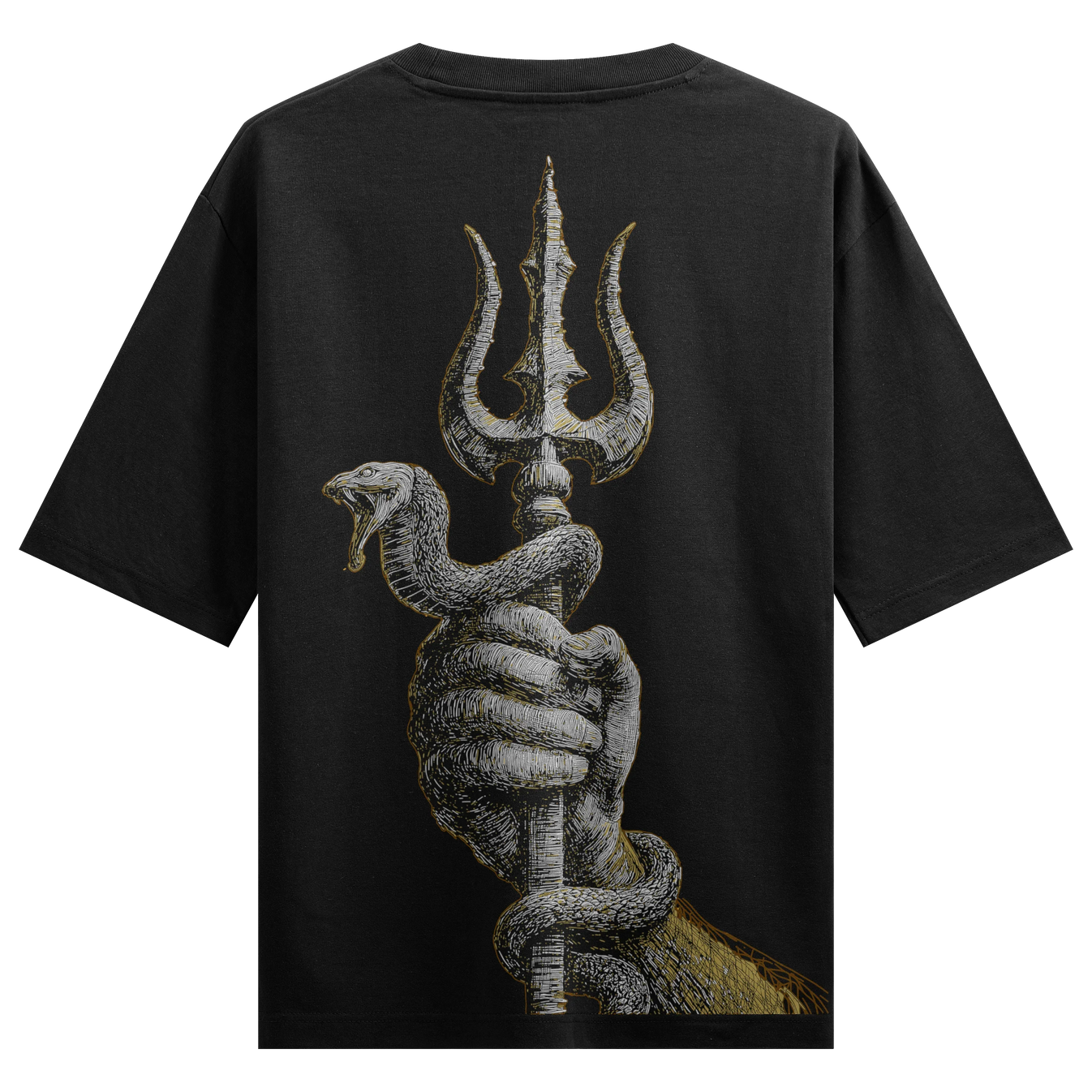 PRDGY Divine Trishul Oversized T-Shirt