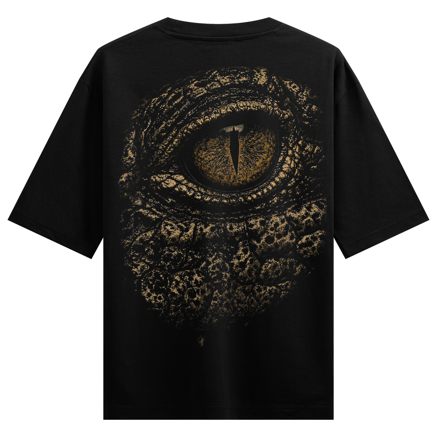 Eye for an eye T-Shirt by PRDGY — hyper-realistic crocodile eye artwork, animal print design