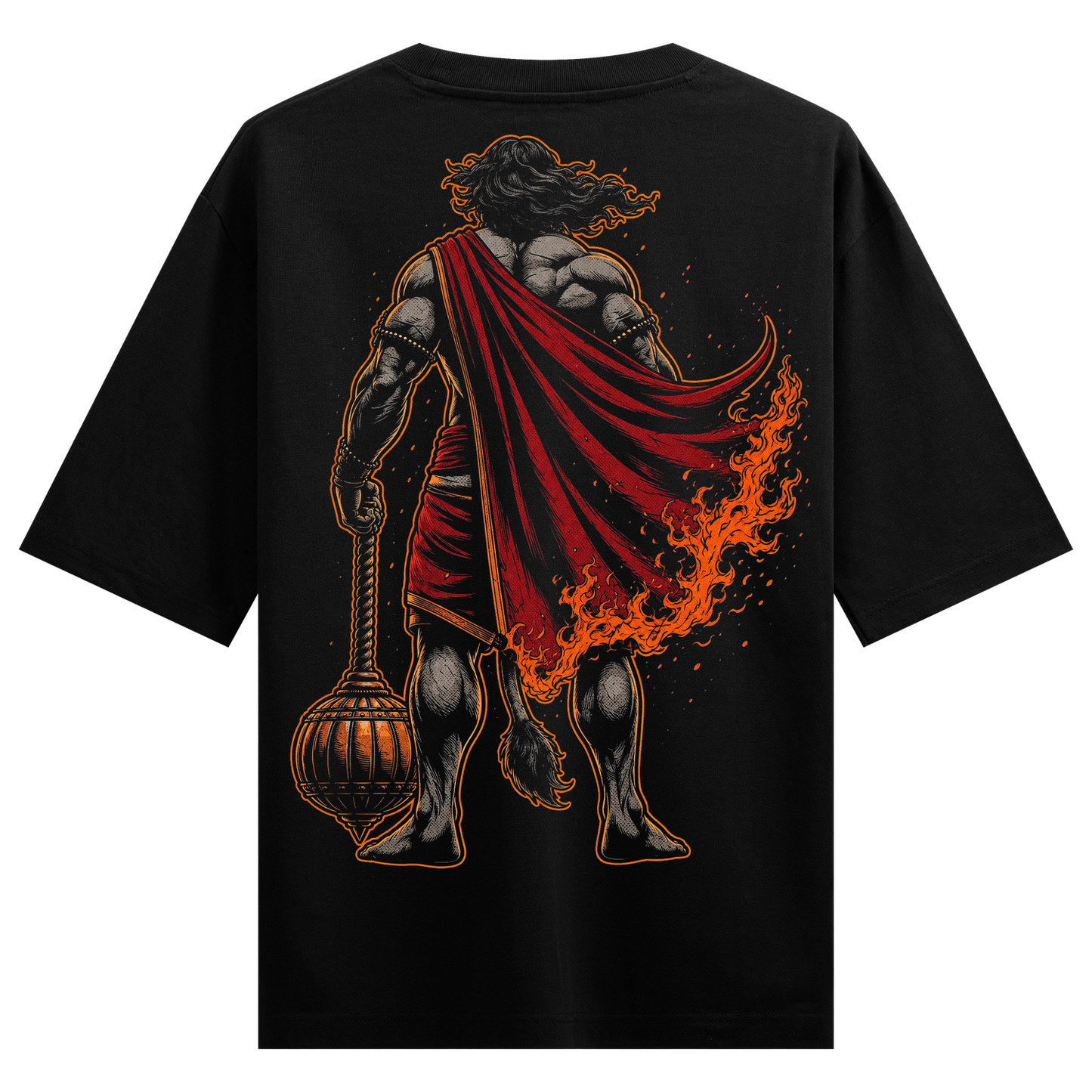 PRDGY Fiery Mace Oversized T-shirt