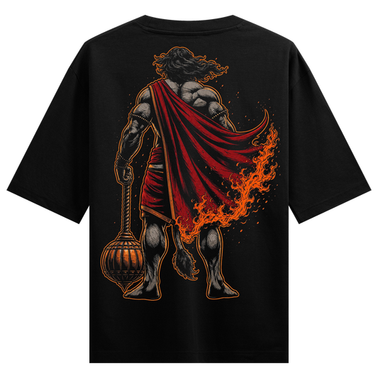 PRDGY Fiery Mace Oversized T-shirt