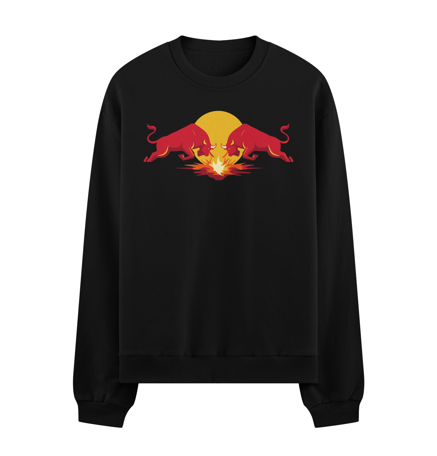 PRDGY Fire Bull Oversized Sweatshirt