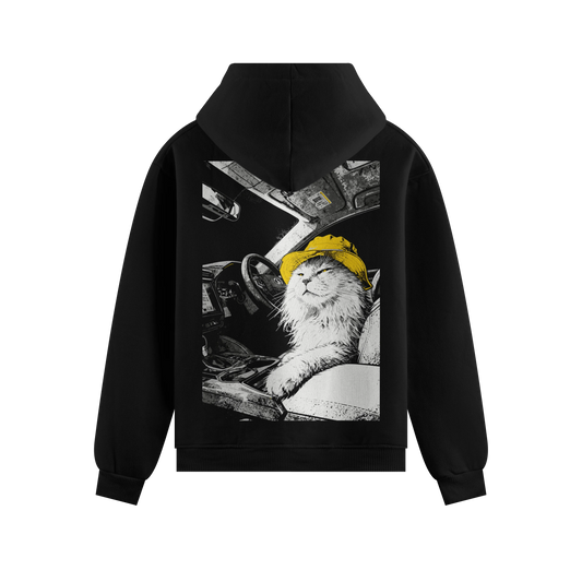 PRDGY Highway Feline Oversized Hoodie