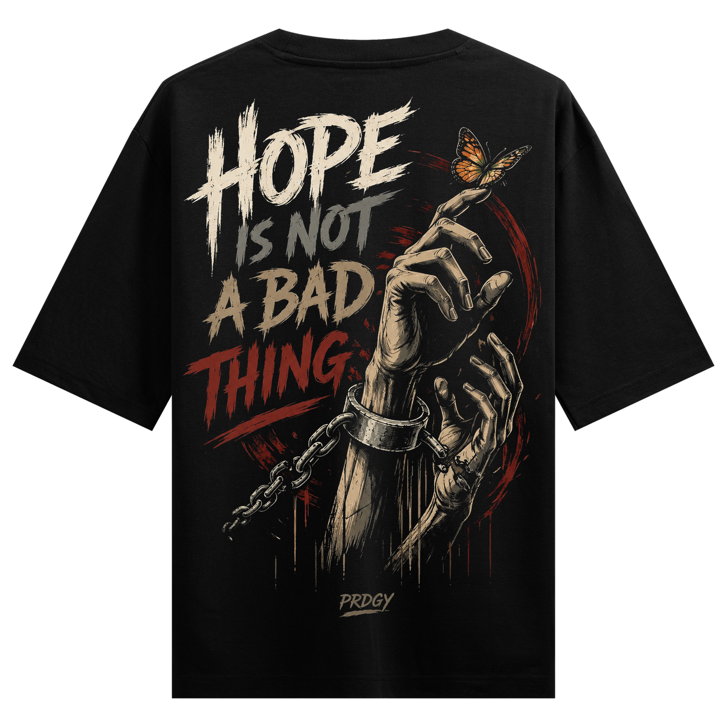 PRDGY Hope Butterfly Oversized T-shirt