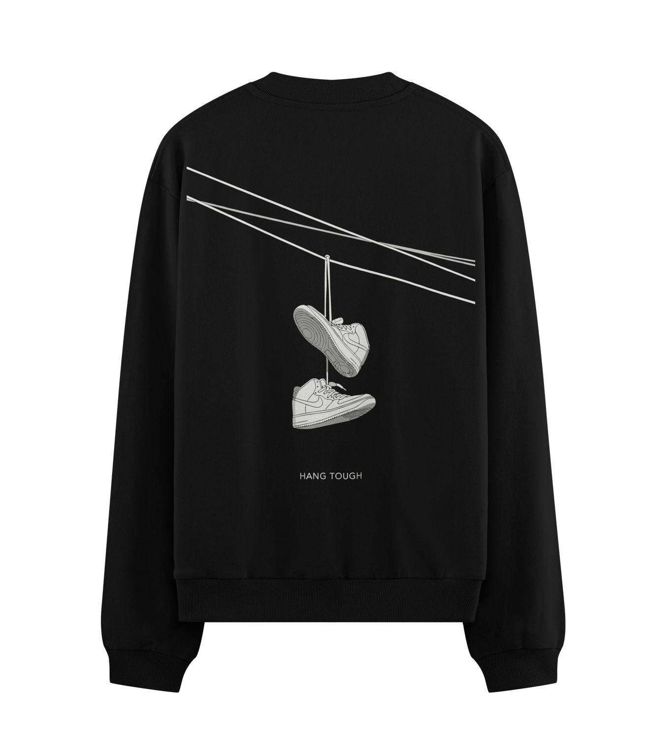 HANG TOUGH artwork on PRDGY sweatshirt