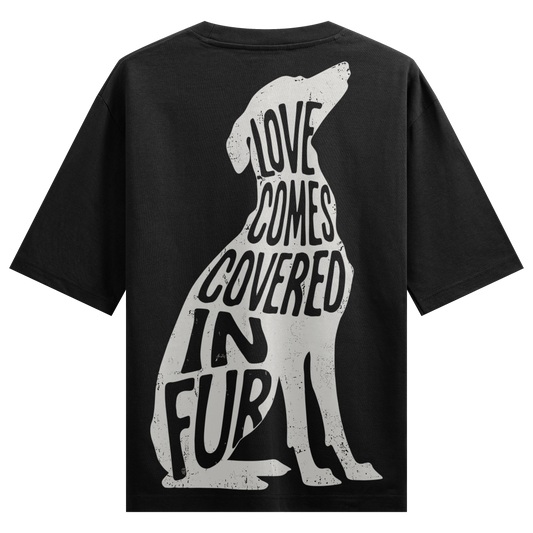 PRDGY Love In Fur Oversized t-shirt