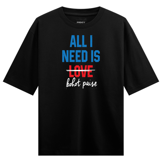 PRDGY Love or Money Oversized T-shirt