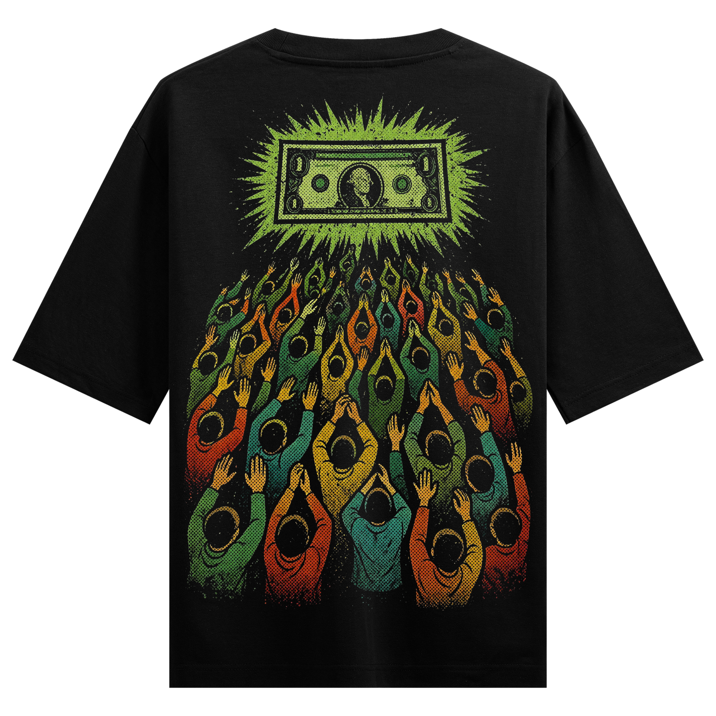 PRDGY Money Hands Oversized T-shirt