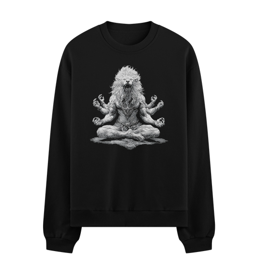 PRDGY Monk in Rage Oversized Sweatshirt