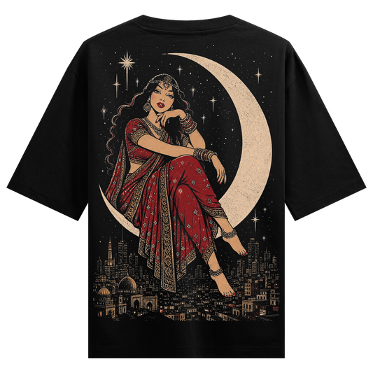 PRDGY Moonlit Elegance Oversized T-shirt