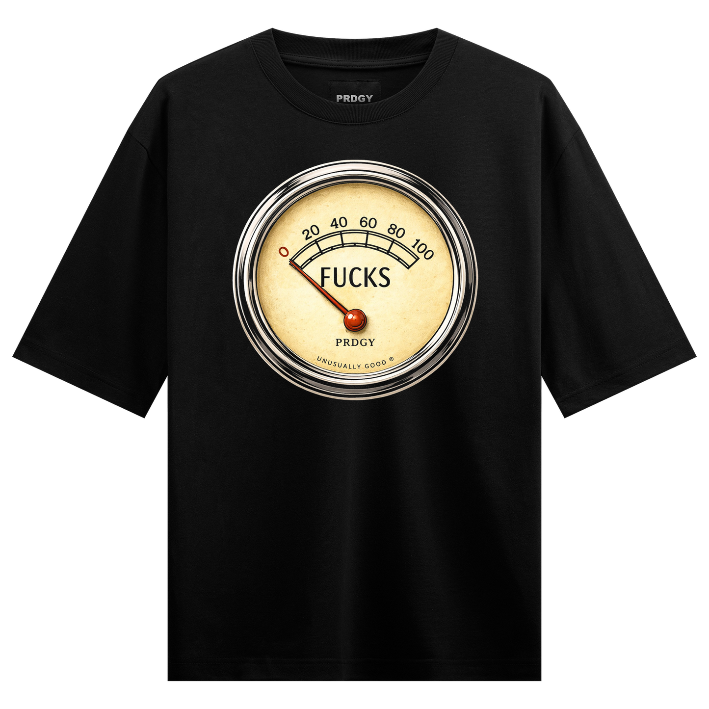 PRDGY NO f*cks given Oversized T-shirt