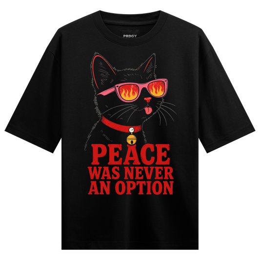 PRDGY Peace is not an Option Oversized T-shirt