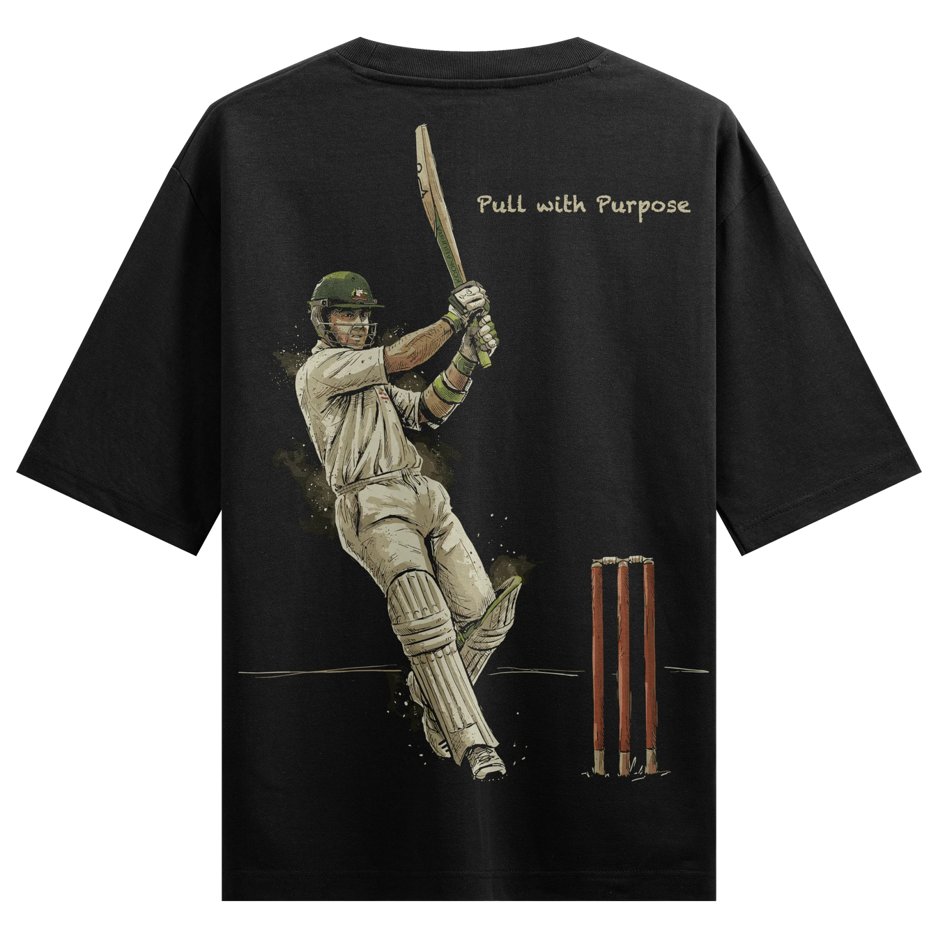Pull With Purpose artwork on PRDGY oversized t-shirt