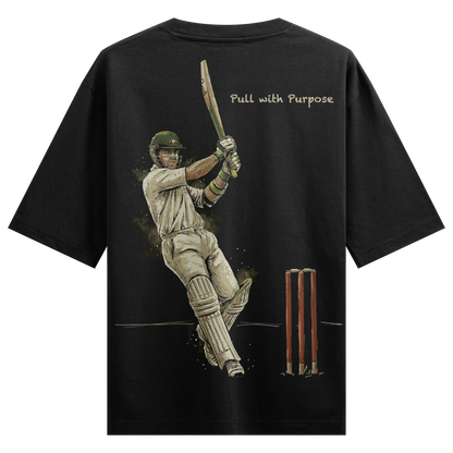 Pull With Purpose artwork on PRDGY oversized t-shirt