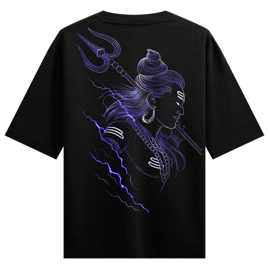 PRDGY Purple Shiva Oversized T-shirt