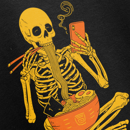 PRDGY Ramen to the Grave Oversized T-Shirt
