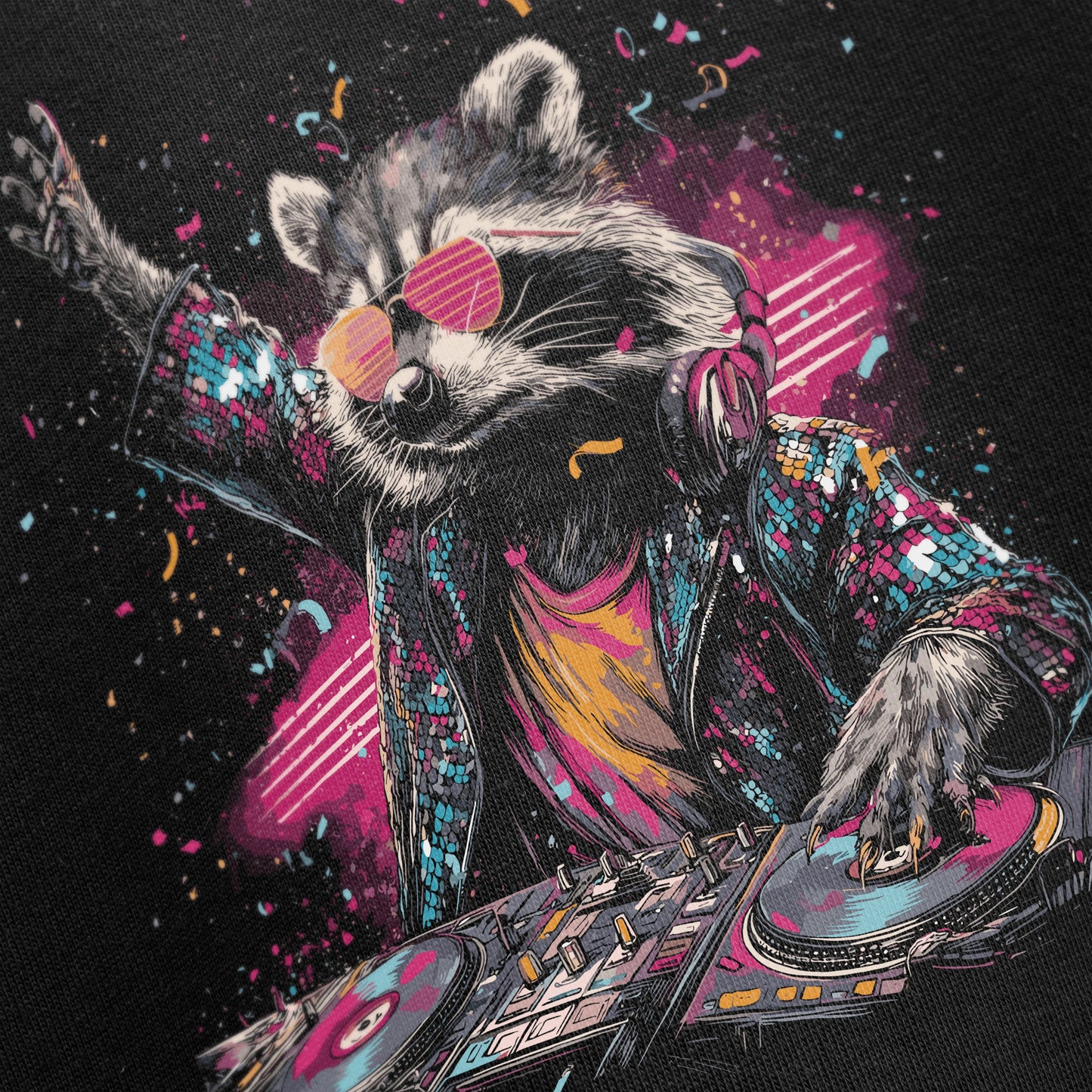 PRDGY Ravecoon Oversized T-Shirt