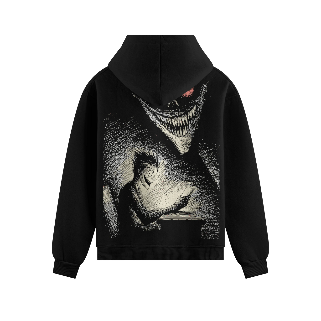PRDGY Scribbled Fate Oversized Tshirt