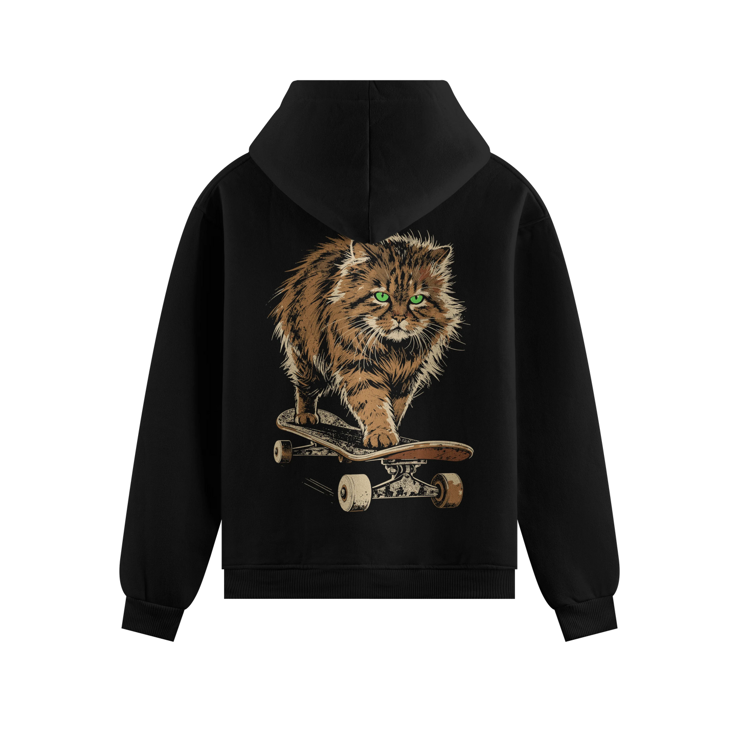 PRDGY Skater Kitty Oversized Hoodie