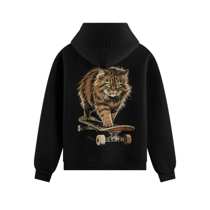 PRDGY Skater Kitty Oversized Sweatshirt