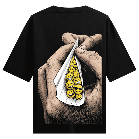 PRDGY Smiley Rolls Oversized Tee