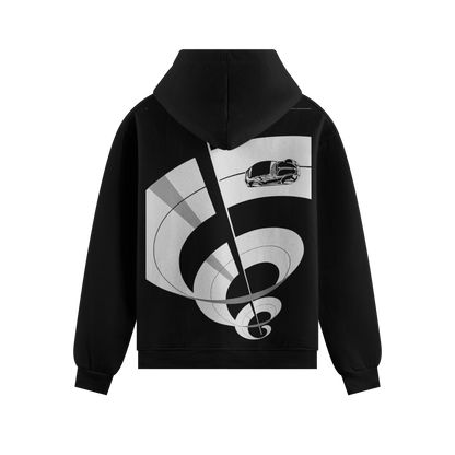 PRDGY Spiral Drift Oversized Sweatshirt